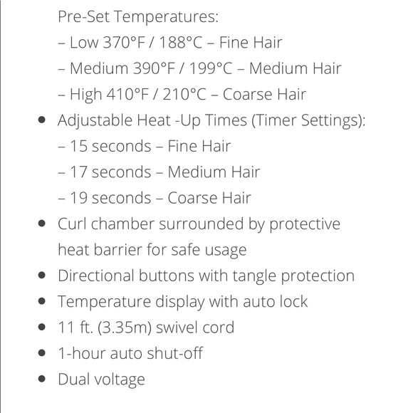 NEW Chi 1” Volcanic Lava Ceramic Pro Spin N Curl - Picture 8 of 8